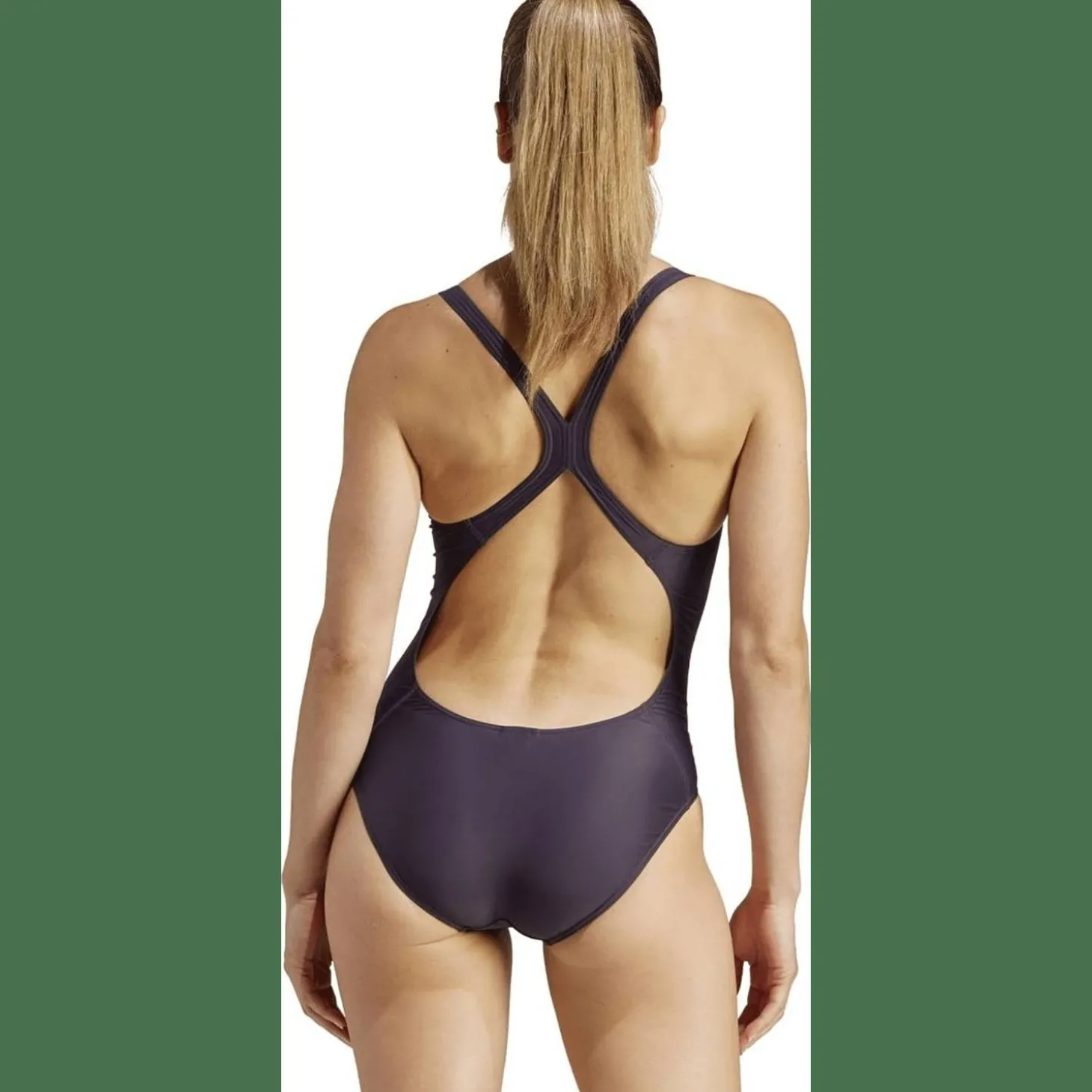 3 Bar Logo Badeanzug Damen Badeanzug