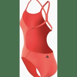 3 Bar Logo Print Badeanzug Damen Badeanzug