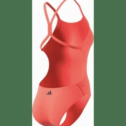 3 Bar Logo Print Badeanzug Damen Badeanzug