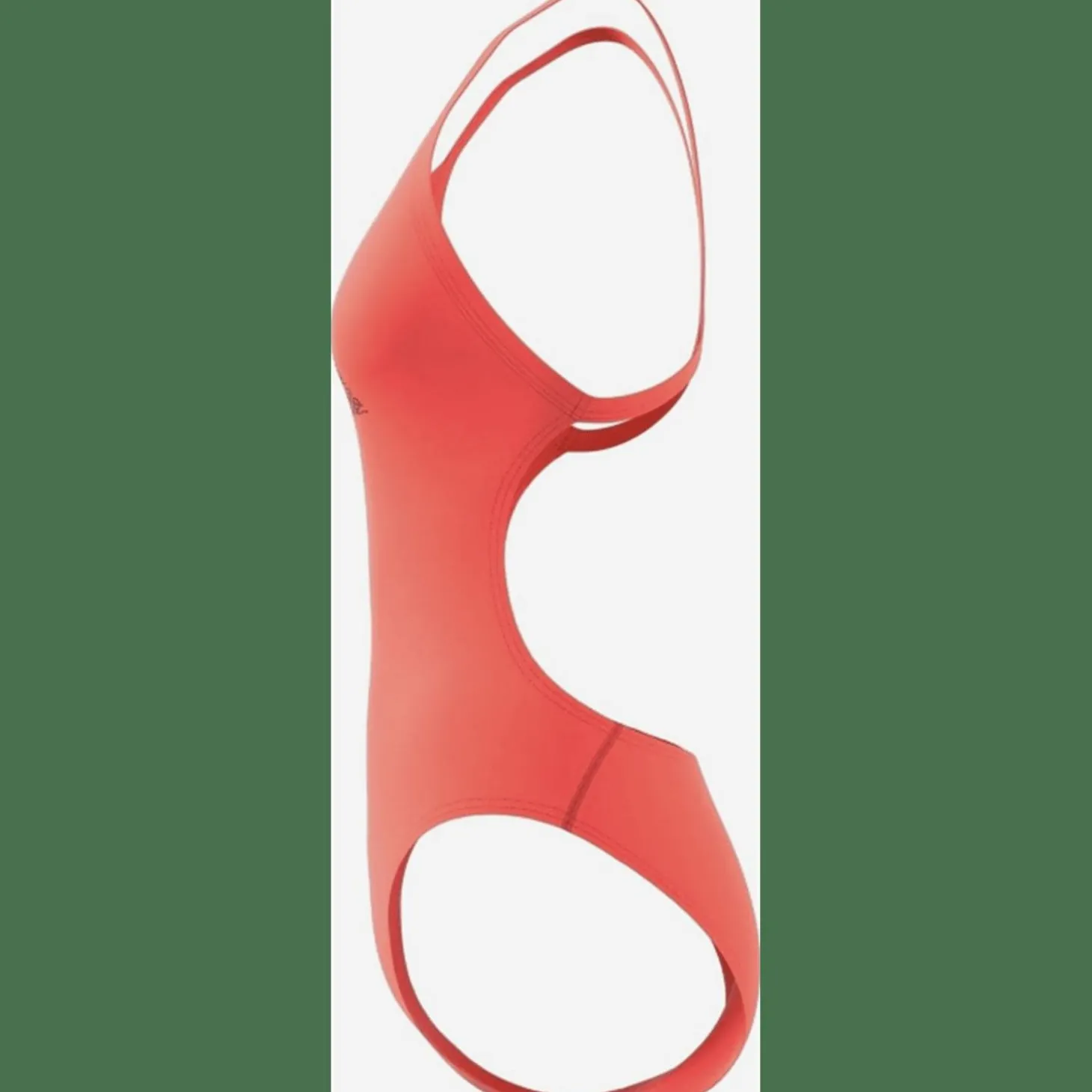 3 Bar Logo Print Badeanzug Damen Badeanzug