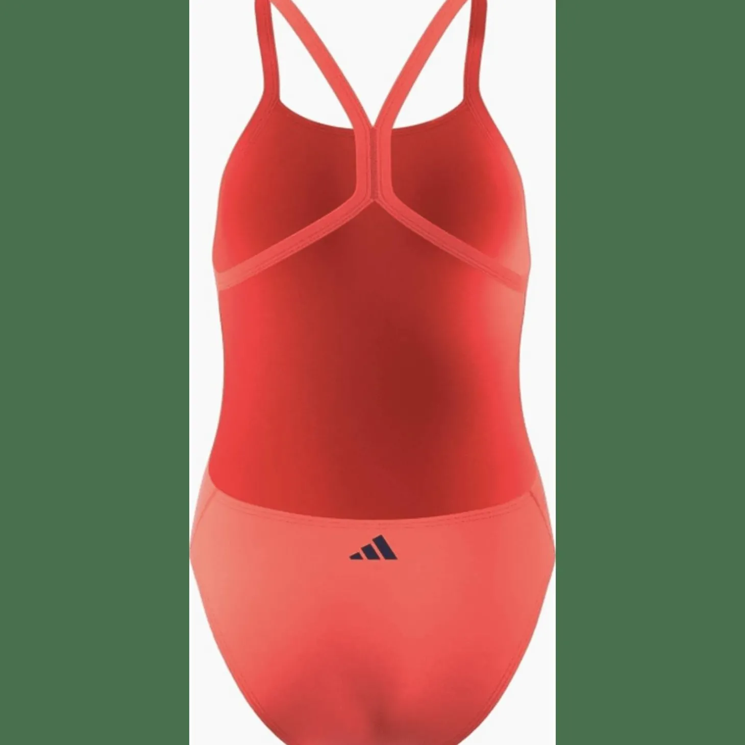 3 Bar Logo Print Badeanzug Damen Badeanzug