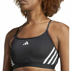 Aeroreact Training Light-Support 3-Streifen Sport-BH Damen Sport-BH