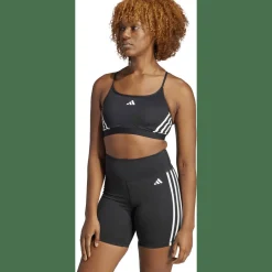 Aeroreact Training Light-Support 3-Streifen Sport-BH Damen Sport-BH