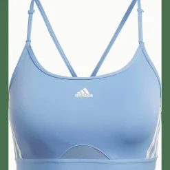 Aeroreact Training Light-Support 3-Streifen Sport-BH Damen Sport-BH