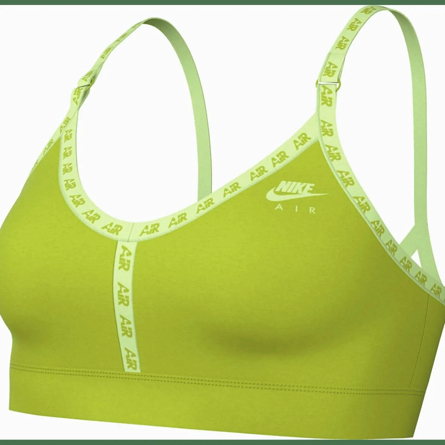 Air Dri-Fit Indy Light-Support Padded Logo Tape Damen Bustier