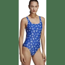 Allover Print Sportswear Badeanzug Damen Badeanzug