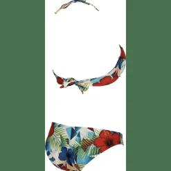 Bandeau Allover Damen Badeanzug