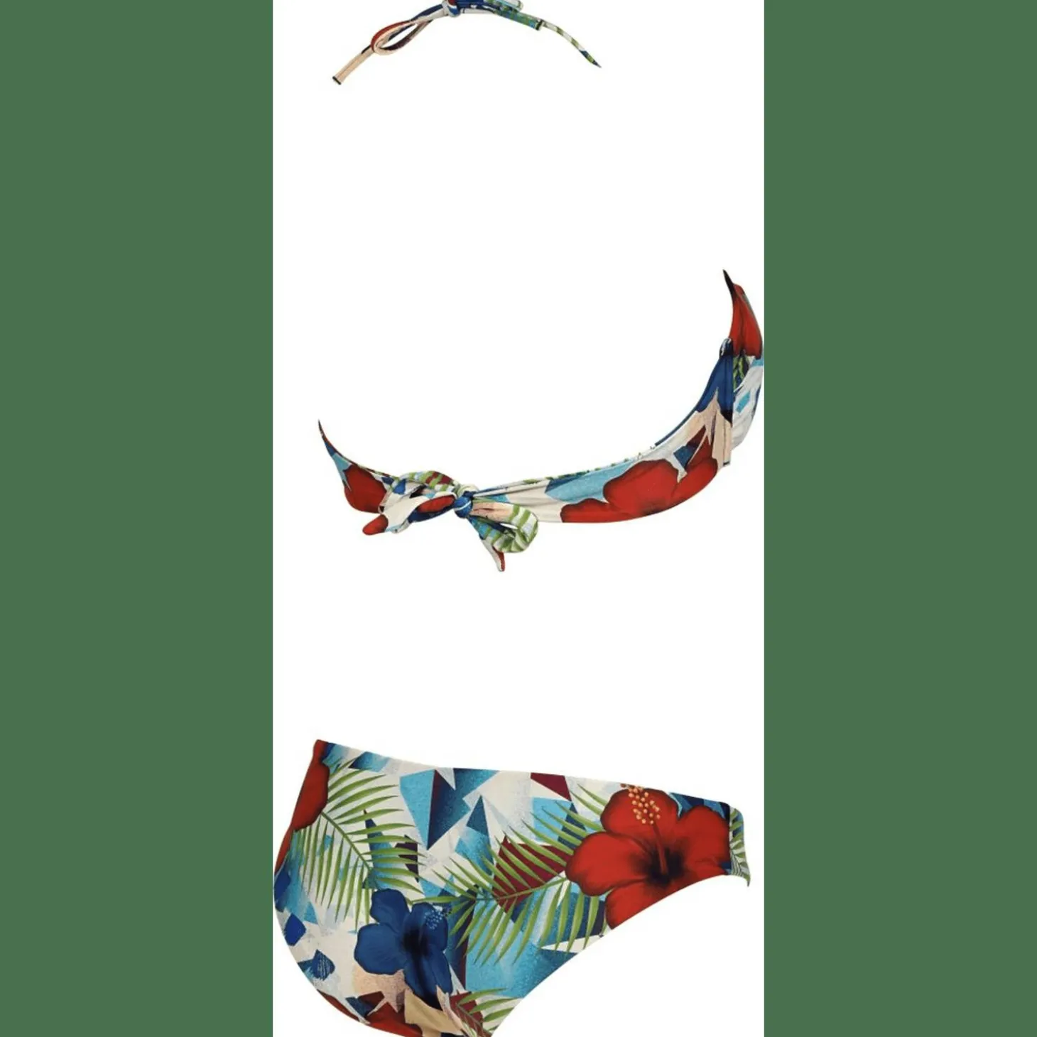 Bandeau Allover Damen Badeanzug