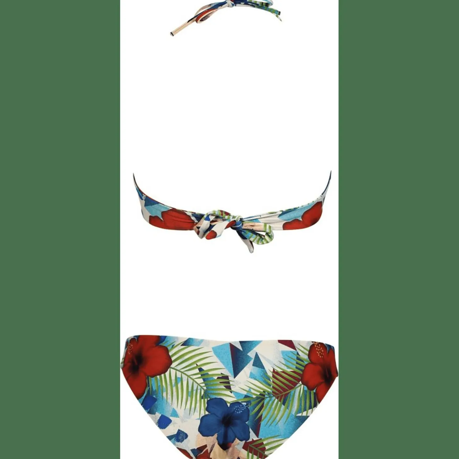 Bandeau Allover Damen Badeanzug