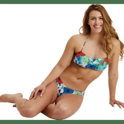 Bandeau Allover Damen Badeanzug
