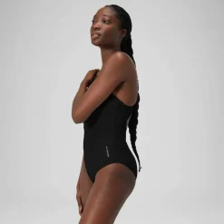 Colorblock Racerback Damen Schwimmanzug