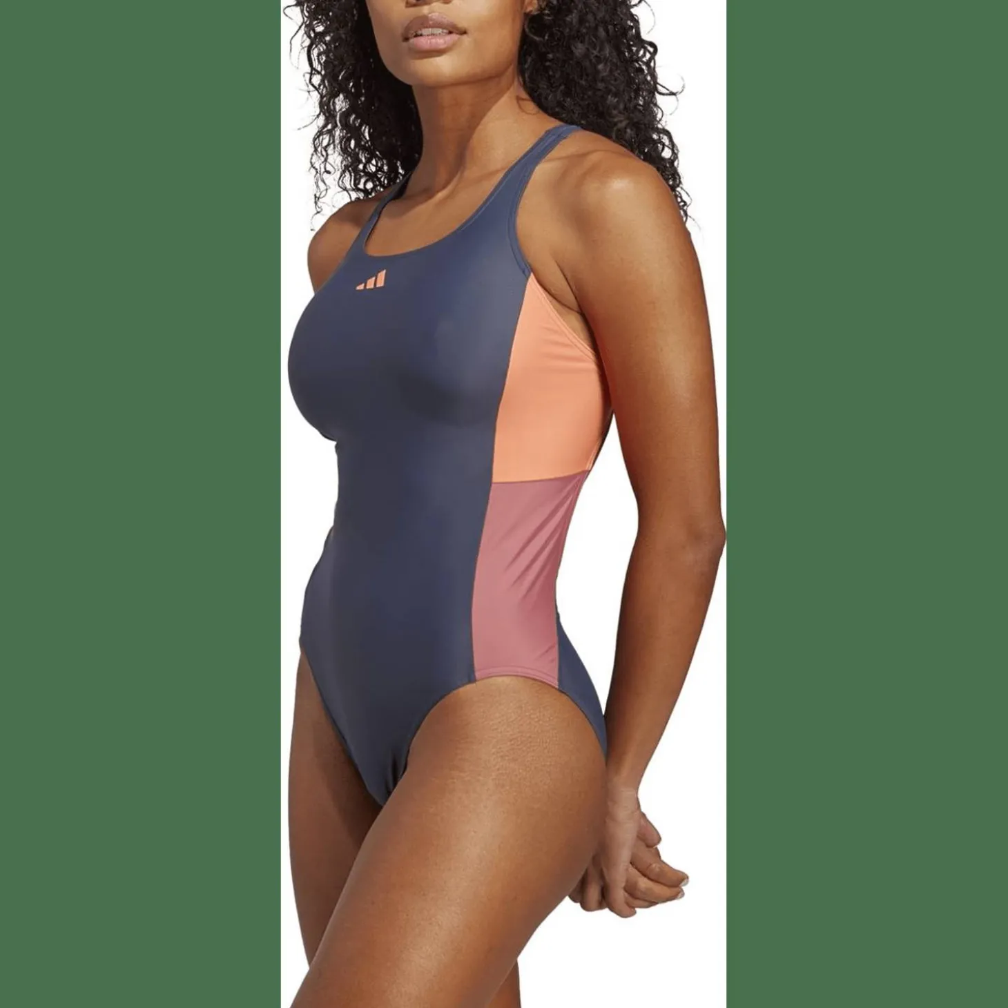 Colourblock Badeanzug Damen Badeanzug