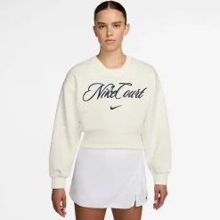 Court Court Collection French Terry Crew-Neck Damen T-Shirt