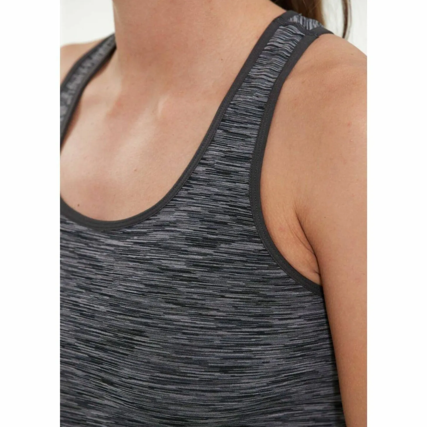 Crina Seamless Melange Damen Top