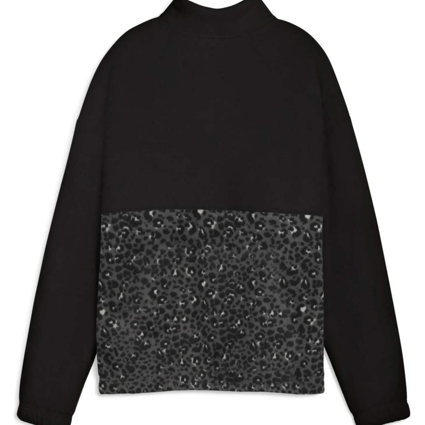 ESS Graphic Animal Relaxed Half-Zip Crew Damen Sweatshirt