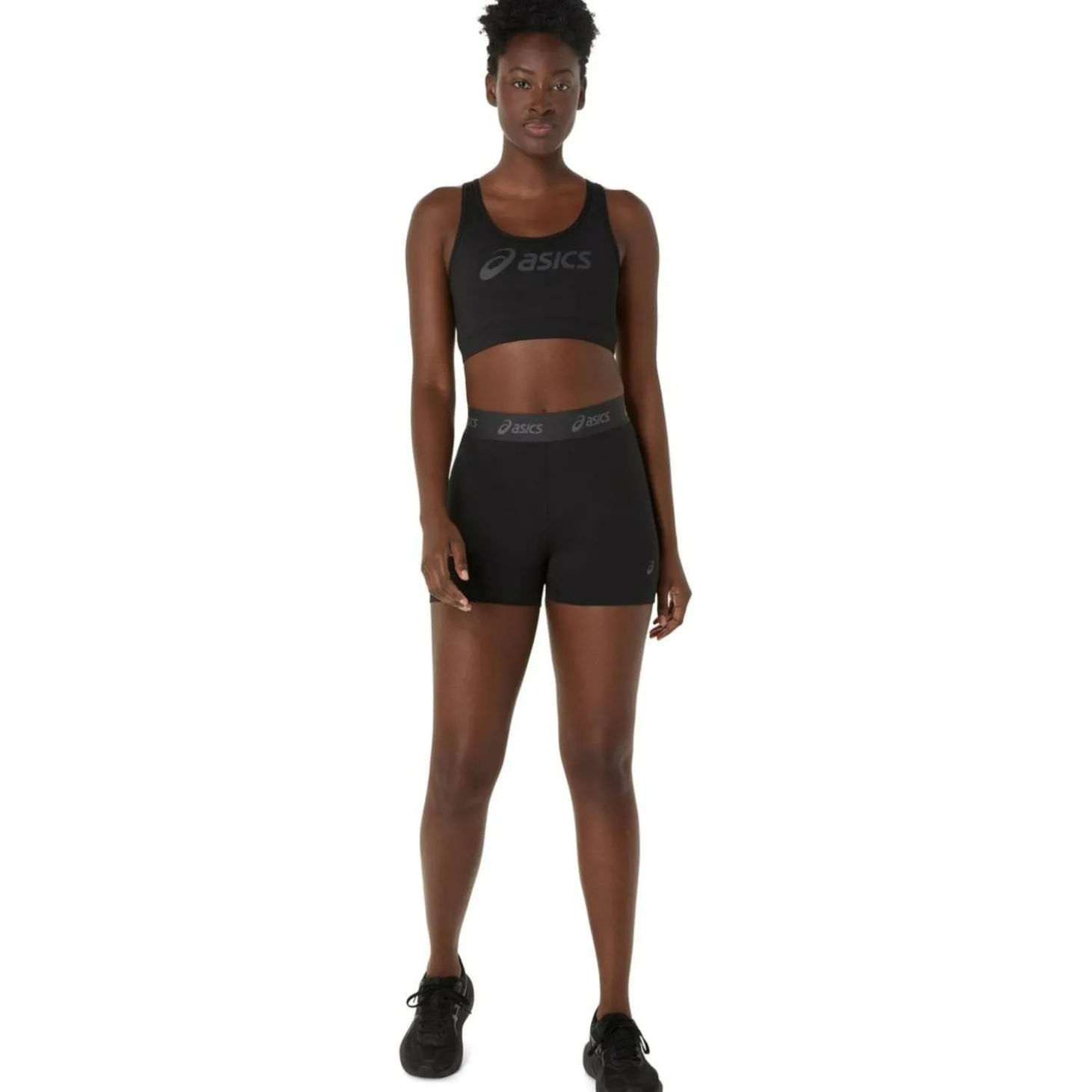 Essential Logo Padless Damen Sport-BH
