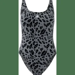 Essentials Animal Print U-Back Badeanzug Damen Badeanzug