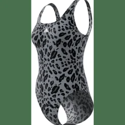 Essentials Animal Print U-Back Badeanzug Damen Badeanzug