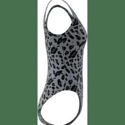 Essentials Animal Print U-Back Badeanzug Damen Badeanzug