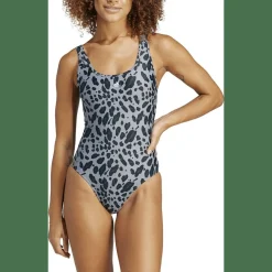 Essentials Animal Print U-Back Badeanzug Damen Badeanzug