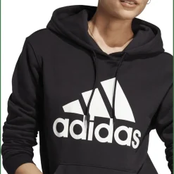 Essentials Big Logo Regular Fleece Hoodie Damen Kapuzensweater