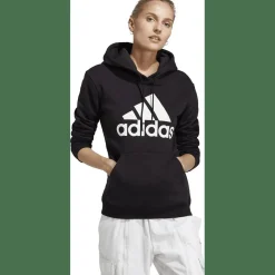 Essentials Big Logo Regular Fleece Hoodie Damen Kapuzensweater