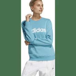 Essentials Linear French Terry Sweatshirt Damen Sweatshirt