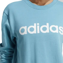 Essentials Linear French Terry Sweatshirt Damen Sweatshirt