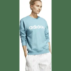 Essentials Linear French Terry Sweatshirt Damen Sweatshirt