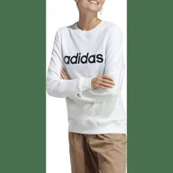 Essentials Linear French Terry Sweatshirt Damen Sweatshirt