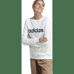 Essentials Linear French Terry Sweatshirt Damen Sweatshirt