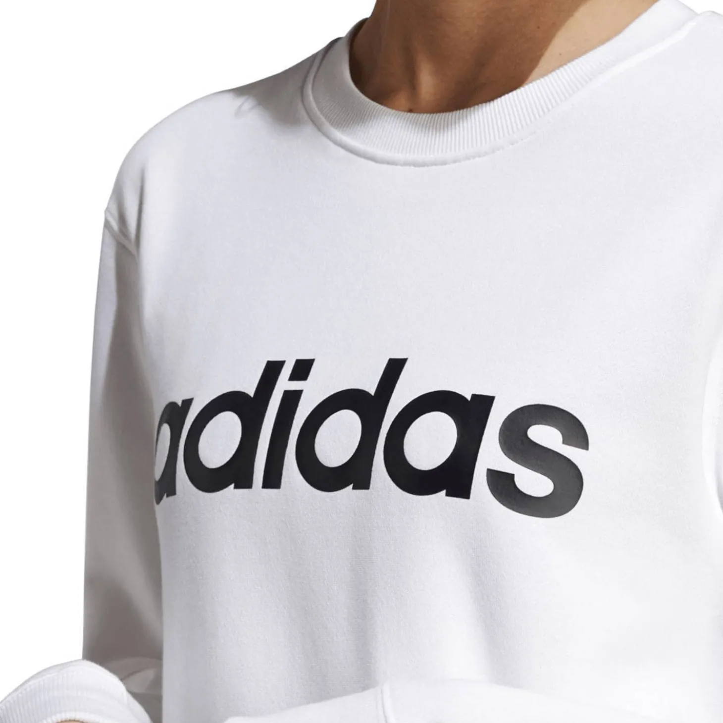 Essentials Linear French Terry Sweatshirt Damen Sweatshirt
