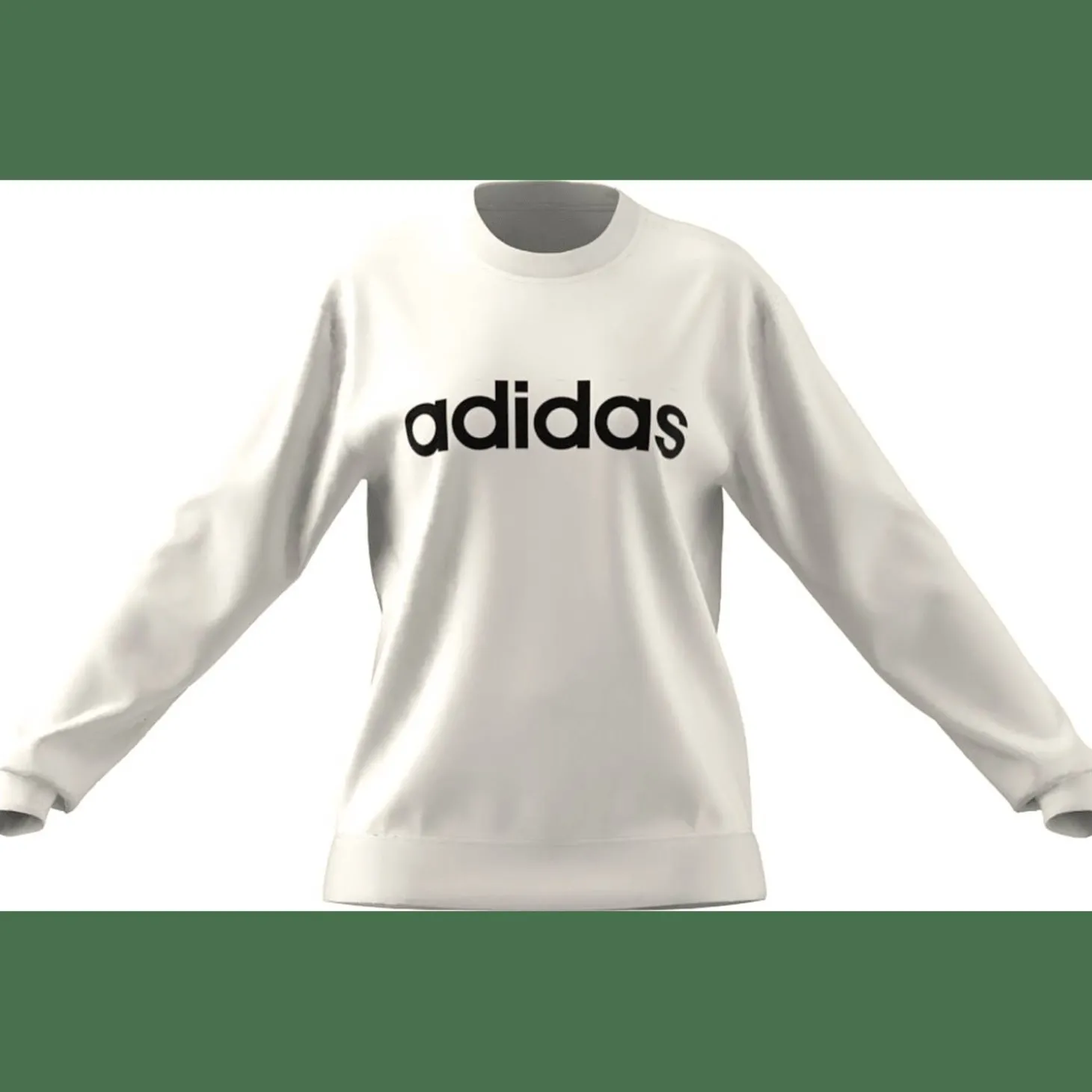 Essentials Linear French Terry Sweatshirt Damen Sweatshirt