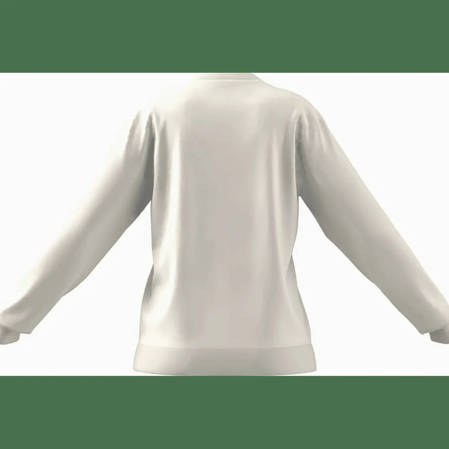 Essentials Linear French Terry Sweatshirt Damen Sweatshirt