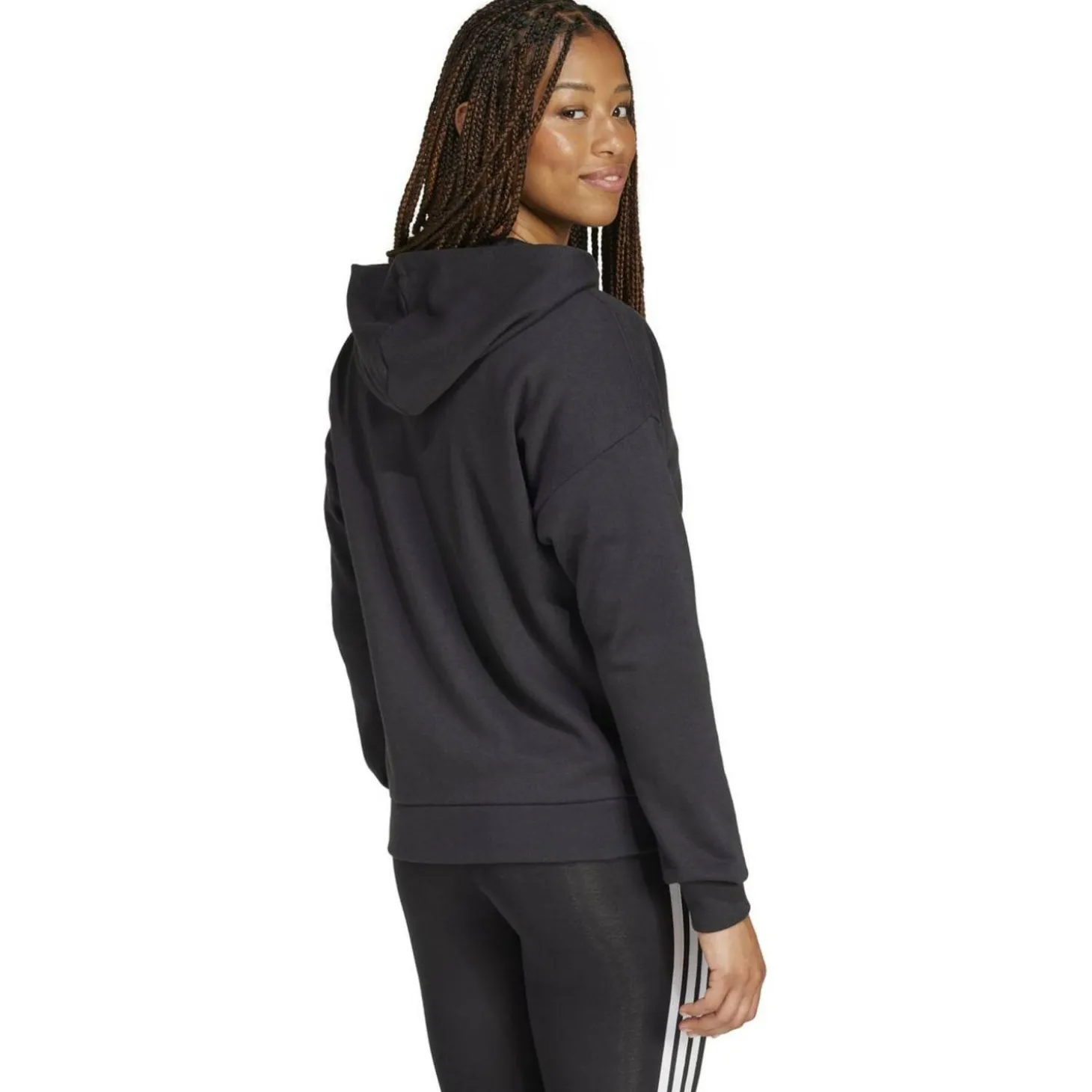 Essentials Linear French Terry Damen Kapuzensweater