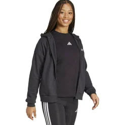 Essentials Linear French Terry Damen Kapuzensweater