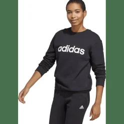 Essentials Linear French Terry Sweatshirt Damen Sweatshirt