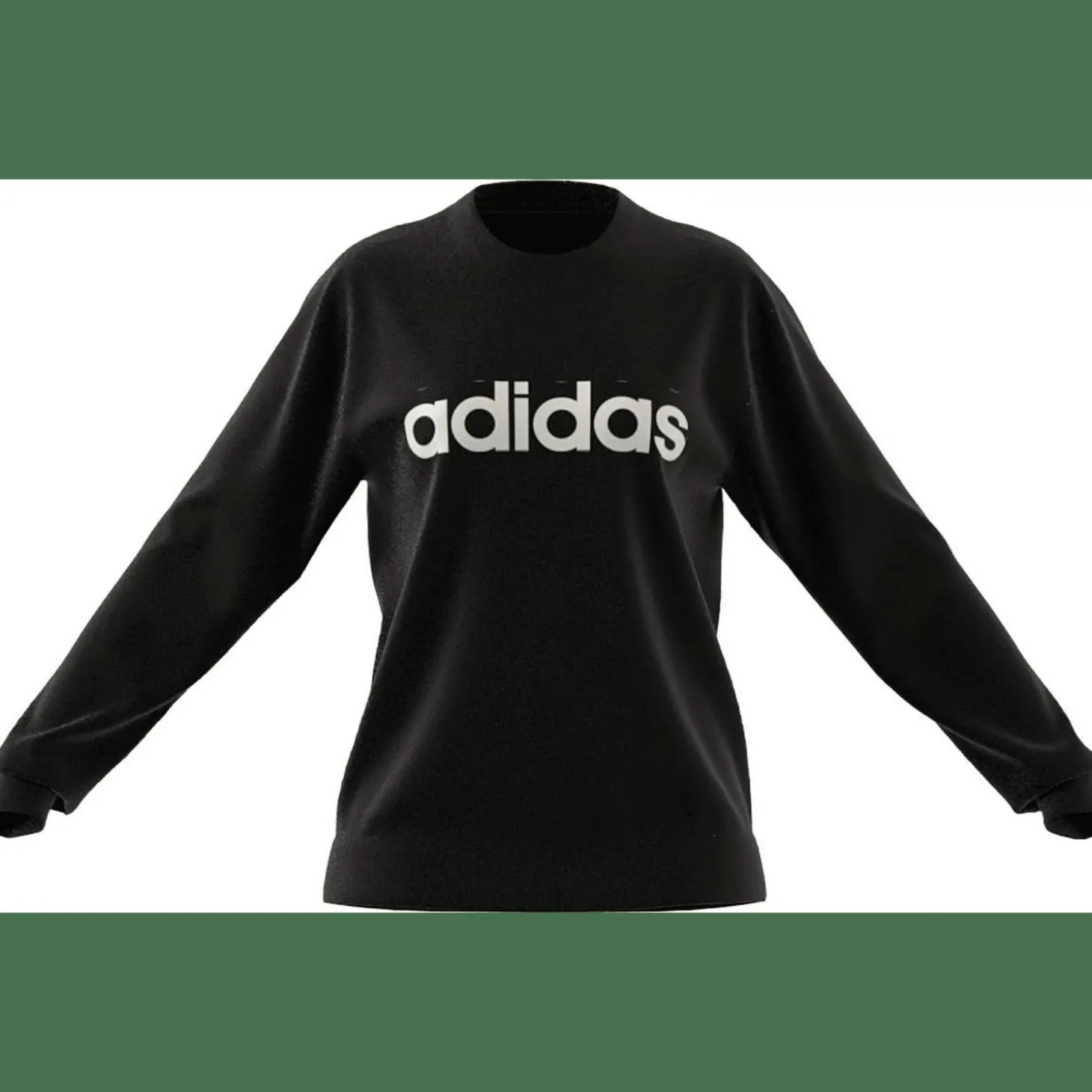 Essentials Linear French Terry Sweatshirt Damen Sweatshirt