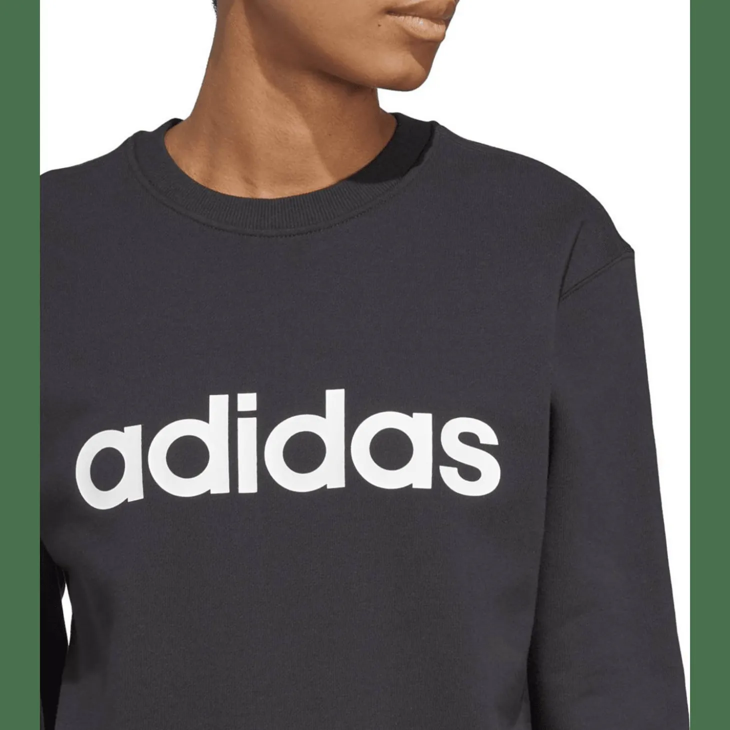 Essentials Linear French Terry Sweatshirt Damen Sweatshirt