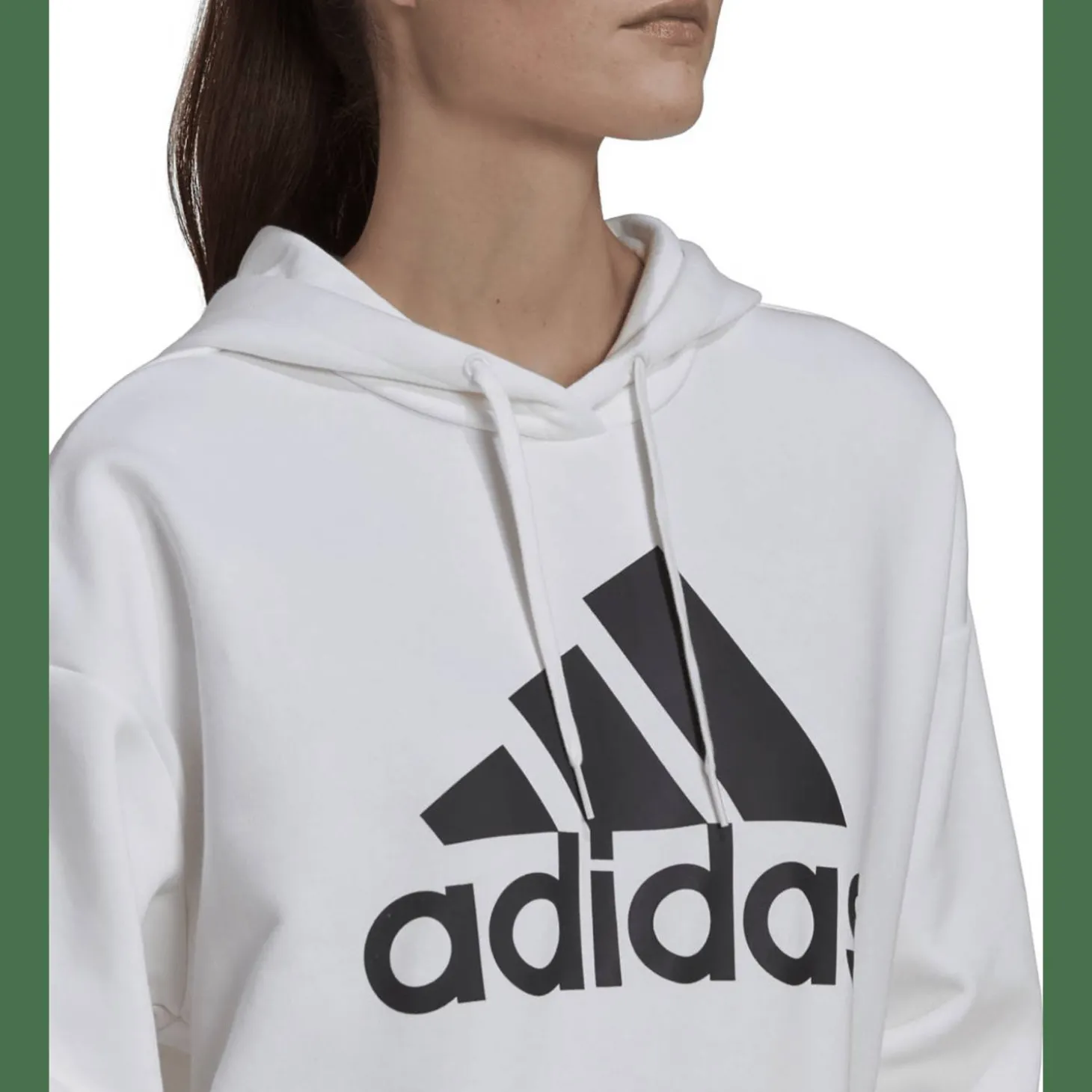 Essentials Logo Boyfriend Fleece Hoodie Damen Kapuzensweater