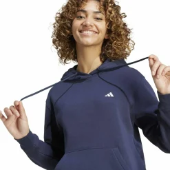 Essentials Small Logo Feel Cozy Damen Kapuzensweater
