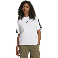 Essentials 3-Streifen Boyfriend Damen T-Shirt