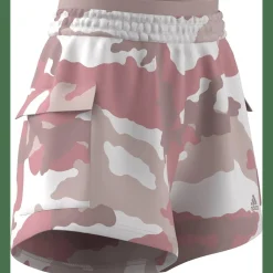 Essentials 3-Streifen Camo-Print Cargoshorts Damen Shorts