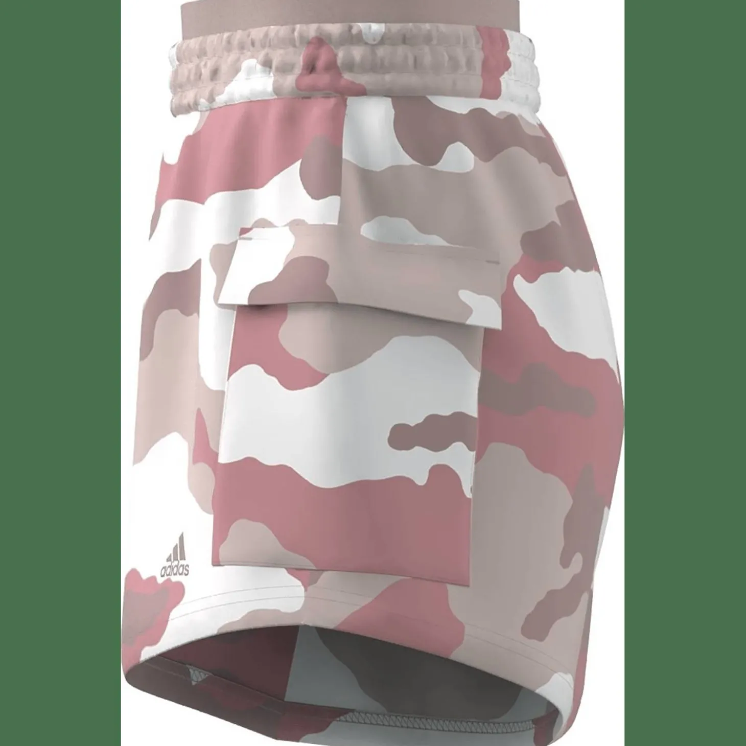 Essentials 3-Streifen Camo-Print Cargoshorts Damen Shorts