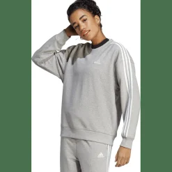 Essentials 3-Streifen Damen Sweatshirt