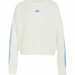 Essentials 3-Streifen French Terry Damen Sweatshirt