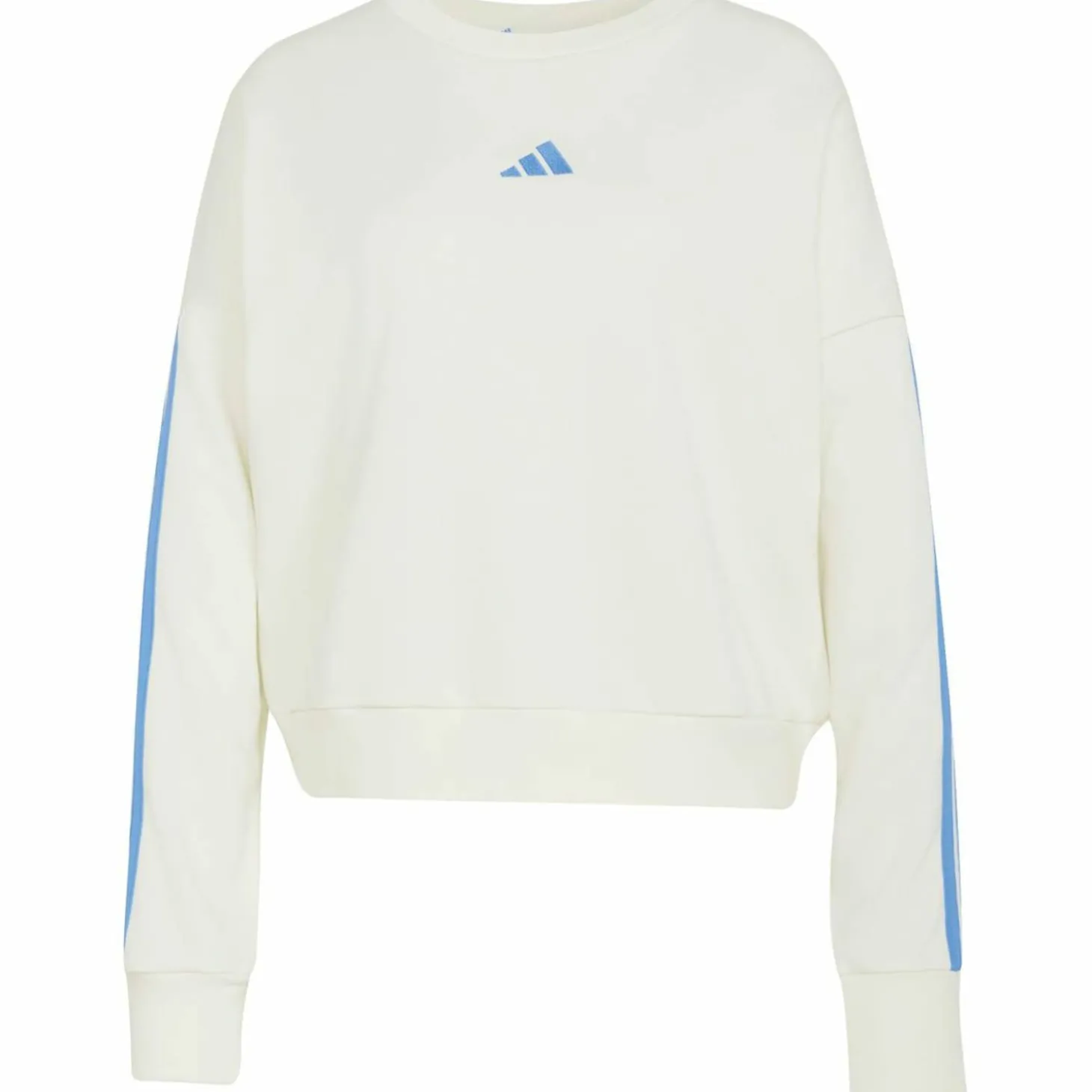 Essentials 3-Streifen French Terry Damen Sweatshirt