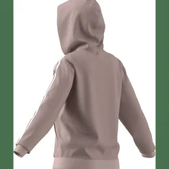 Essentials 3-Streifen French Terry Regular Damen Kapuzensweater