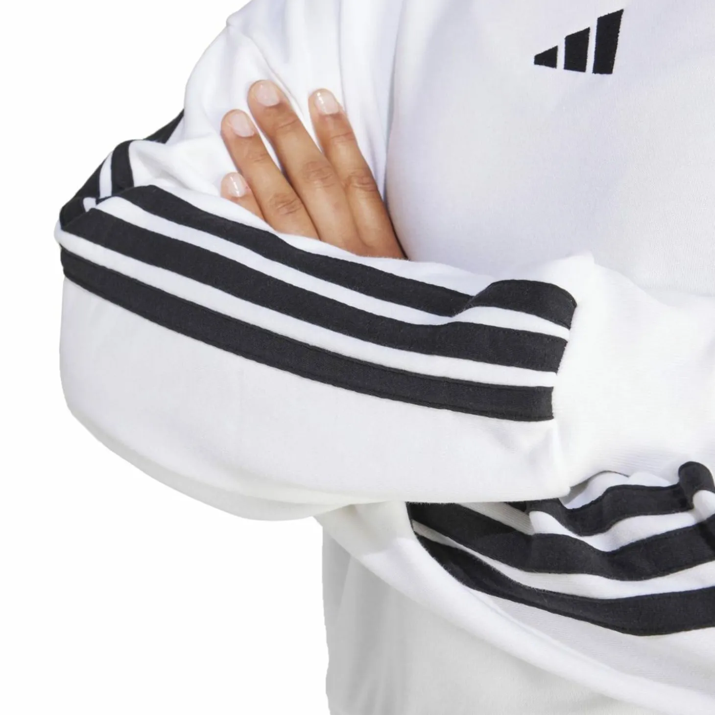 Essentials 3-Streifen French Terry Damen Sweatshirt