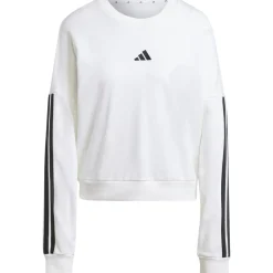 Essentials 3-Streifen French Terry Damen Sweatshirt